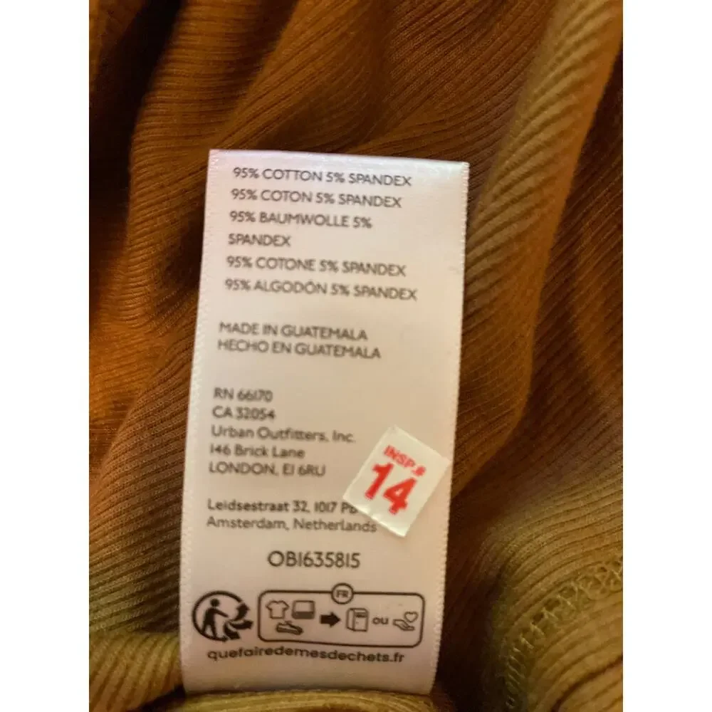 Free People We The Free Women's Kate Ribbed Tank Top in Almond Ash size M - Picture 8 of 8